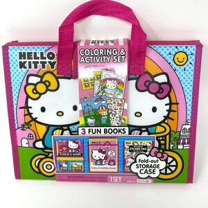 Bendon Hello Kitty Coloring And Activity Set Stickers Puzzles 3 Books  SB